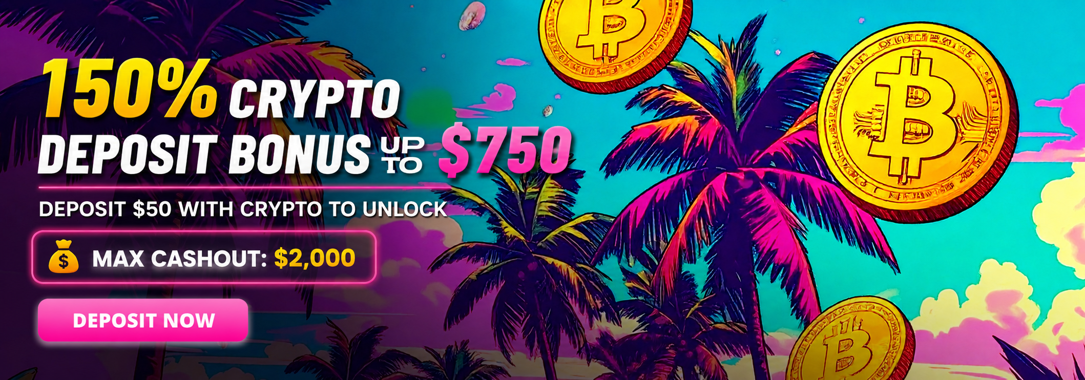 150% Crypto Deposit Bonus at Paradice